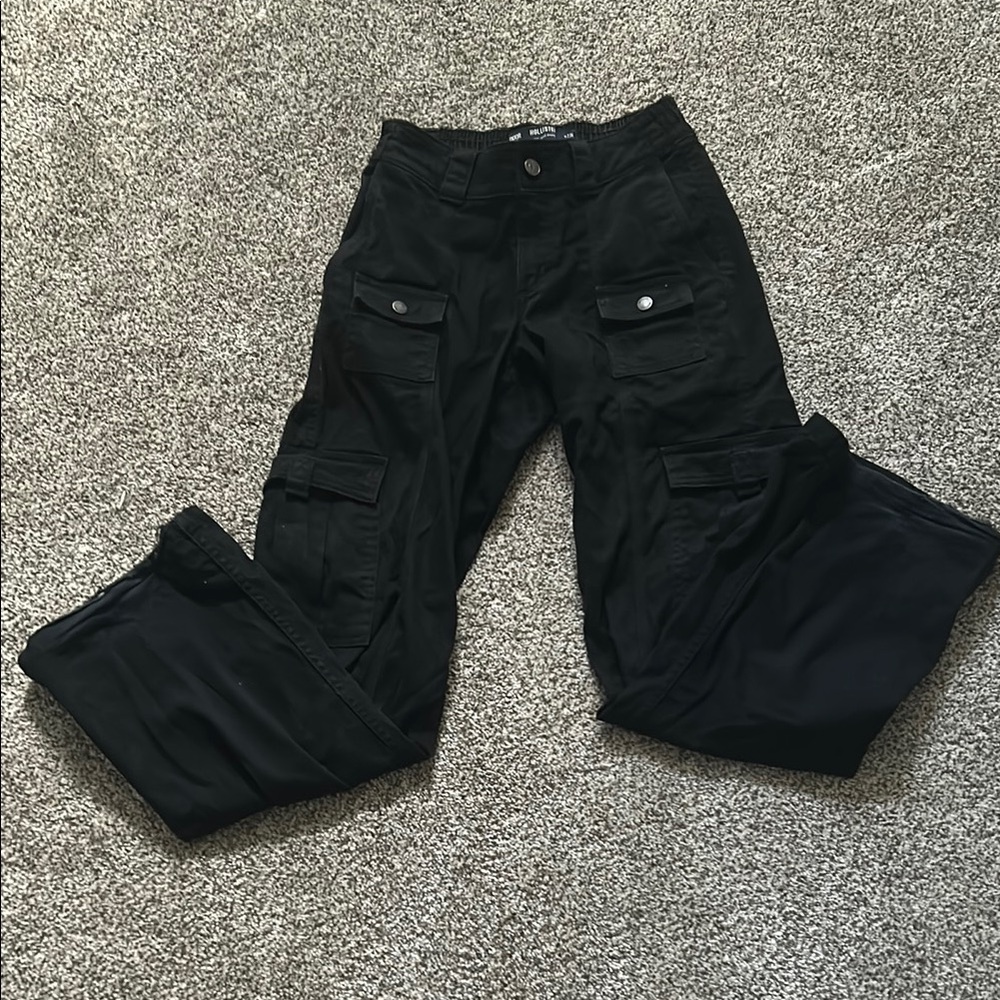 Black cargo pants